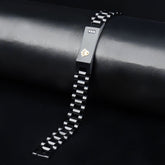 Black Rolax Crown Chain Bracelet